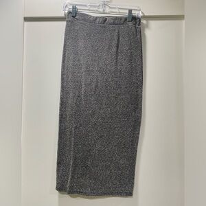 Elegant Gray midi slim fit bandage Women's Skirt sz medium